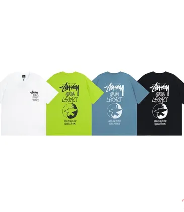 Stussy Limited Edition Alphabet Print Short Sleeve T-shirt #A33145