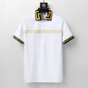 Versace Polo Shirts for Men Black/White #99901672