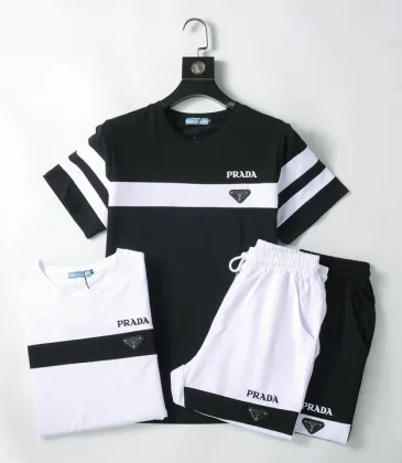 Prada Tracksuits for Prada Short Tracksuits for men #A32578