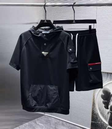 Prada Tracksuits for Prada Short Tracksuits for men #A35609