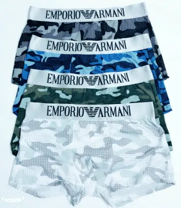 Armani Underwears for Men camouflage colors(4PCS) #994828