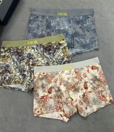 Dior Underwears for Men Soft skin-friendly light and breathable (3PCS) #A24958