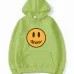 Drew house smiley face print men's hip hop Hoodie men's sports long sleeve trendy solid color Hoodie #99904919