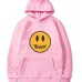 Drew house smiley face print men's hip hop Hoodie men's sports long sleeve trendy solid color Hoodie #99904919