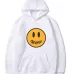 Drew house smiley face print men's hip hop Hoodie men's sports long sleeve trendy solid color Hoodie #99904919