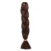 African wig braid monochrome chemical fiber big braid Jumbo braid hair high temperature Jacques dirty braid chemical fiber (100g, 24 in) #999909685