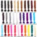 African wig braid monochrome chemical fiber big braid Jumbo braid hair high temperature Jacques dirty braid chemical fiber (100g, 24 in) #999909685