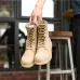 Military boots suede cowboy boots cowhide outdoor boots England Martin boots rhubarb shoes men's tooling #99905241