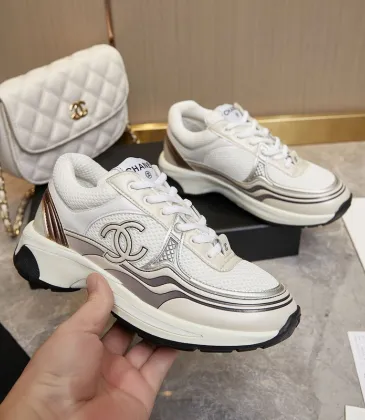 Chanel shoes for Men's and women Chanel Sneakers #A28401