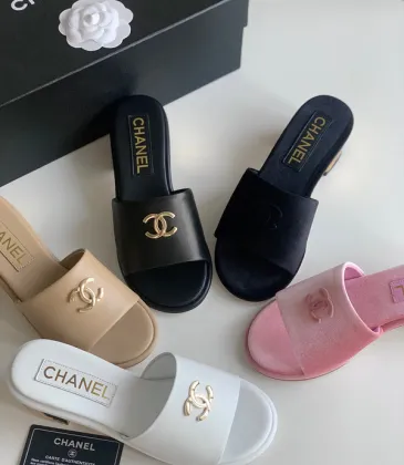 Chanel shoes for Women's Chanel slippers #A32789