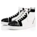 2020 Christian Louboutin red bottoms men women fashion luxury designer shoes spike high top sneakers black white bred grey leather suede flats casual shoe #9874153