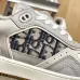 Dior Shoes b27 low top door sneakers for men women grey and white #99900369