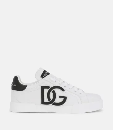 Dolce x Gabbana calfskin portofino sneakers with logo #A31381