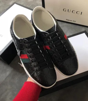 Men's Gucci original top quality Sneakers black #9102065