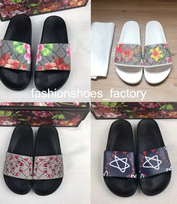 Gucci Men Women Slippers Luxury Gucci Sliders Beach Indoor sandals Printed Casual Slippers #99116707