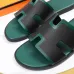 Luxury Hermes Shoes for Men's slippers shoes Hotel Bath slippers Large size 38-45 #9874708