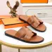 Luxury Hermes Shoes for Men's slippers shoes Hotel Bath slippers Large size 38-45 #9874712