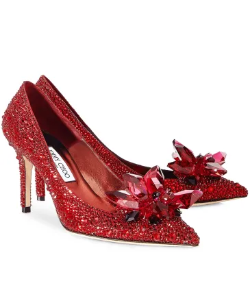 Jimmy Choo Crystal Pumps Red #999930433