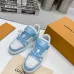 Louis Vuitton Trainer AAA Quality White/Black/Blue/Skyblue/Red #A39320