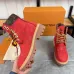 Louis Vuitton x Timberland boots for Louis Vuitton Unisex Shoes 3.5CM #A44154