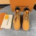 Louis Vuitton x Timberland boots for Louis Vuitton Unisex Shoes 3.5CM #A44156