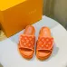 Louis Vuitton MONOGRAM Unisex Sandals Green/Blue/Orange/Black #A22415