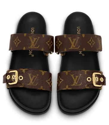  Sandals Unisex Monogram Open Toe Casual Style #A27665