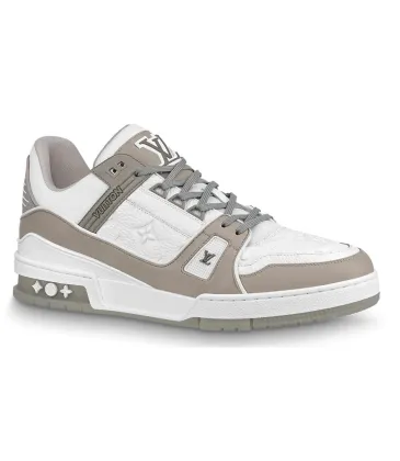 Louis Vuitton Shoes Trainer Sneaker Grey #A25662