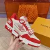 Louis Vuitton Unisex Sneakers Red/White #A27251