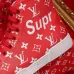 Men's Louis Vuitton high Sneakers red #9101032