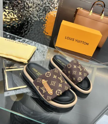 Louis Vuitton Shoes for Women's Louis Vuitton Slippers #A34005