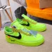 Nike x OFF-WHITE Air Force 1 shoes Green #999928118