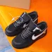 Nike x OFF-WHITE Air Force 1 shoes High Quality Black #999928119