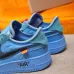 Nike x OFF-WHITE Air Force 1 shoes High Quality Blue #999928123