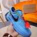 Nike x OFF-WHITE Air Force 1 shoes High Quality Blue #999928123