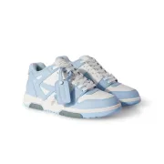 OFF WHITE Men's Sneakers Out Of Office Calf Leather Blue/Black/Grey #A29165