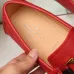 LV leather Shoes for MEN red #999850