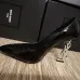 YSL High Heel Shoes YSL black leather 10.5cm heel #999929722