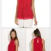 Summer style  chiffon shirt  sleeveless Fabric: Pearl chiffon double layer (8 Colors) S-3XL $9.9 #99904368