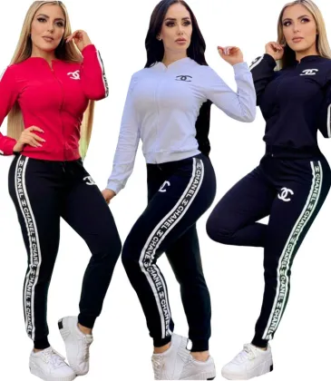 Chanel 2021 new Fashion Tracksuits for Women 3 Colors #999918718