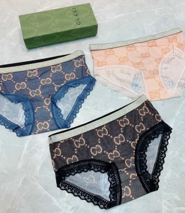 Gucci Underwears for Women Soft skin-friendly light and breathable (3PCS) #A25007